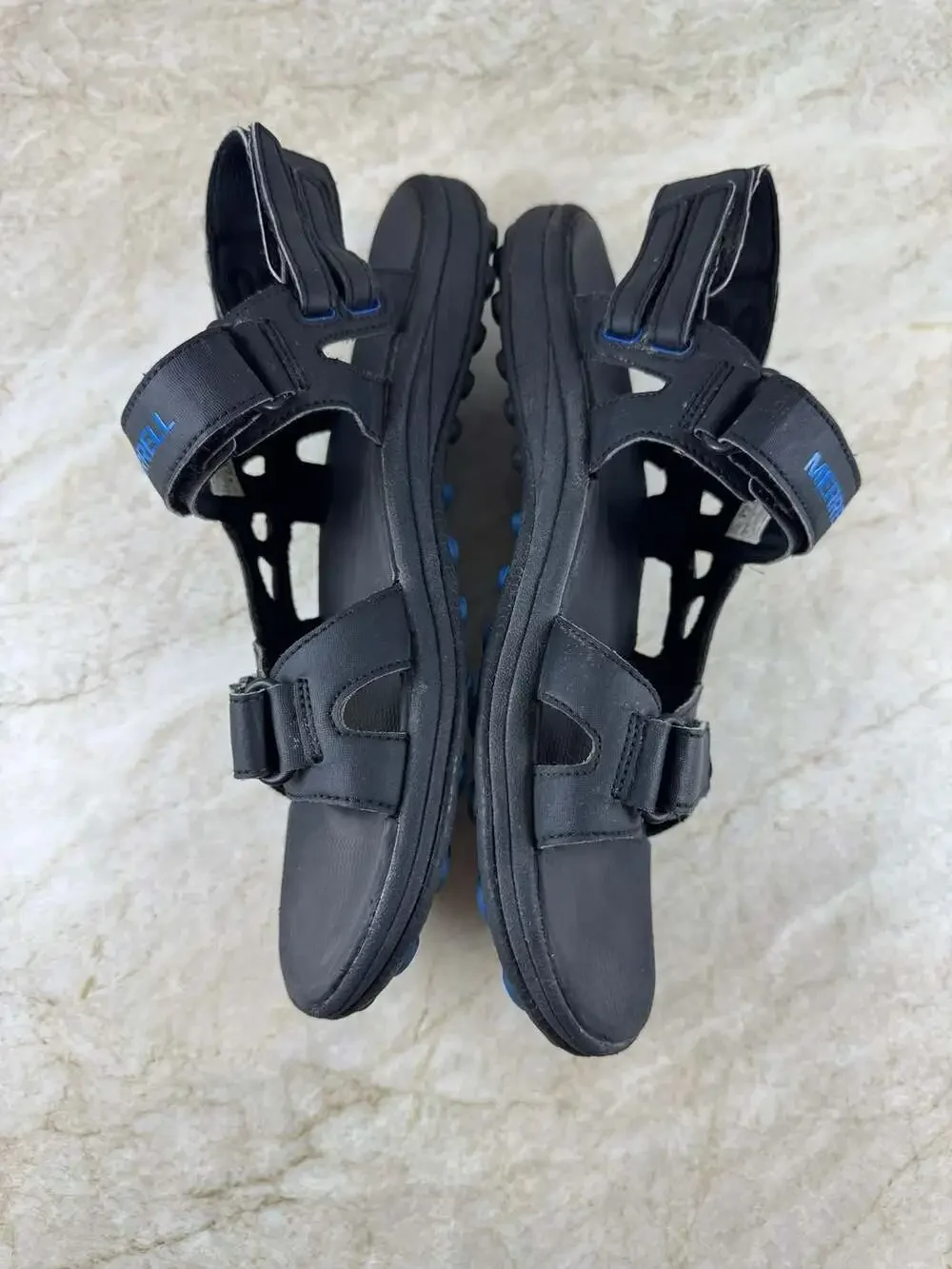 Merrell Cedrus Convert Black Blue Men’s Sport Sandals 9